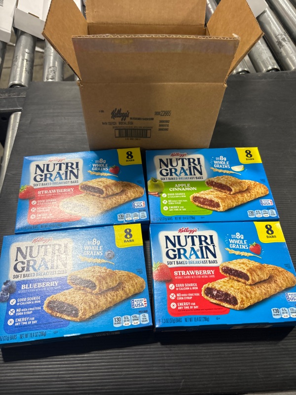Photo 1 of Nutri-Grain Cereal Bars, 4 boxes 