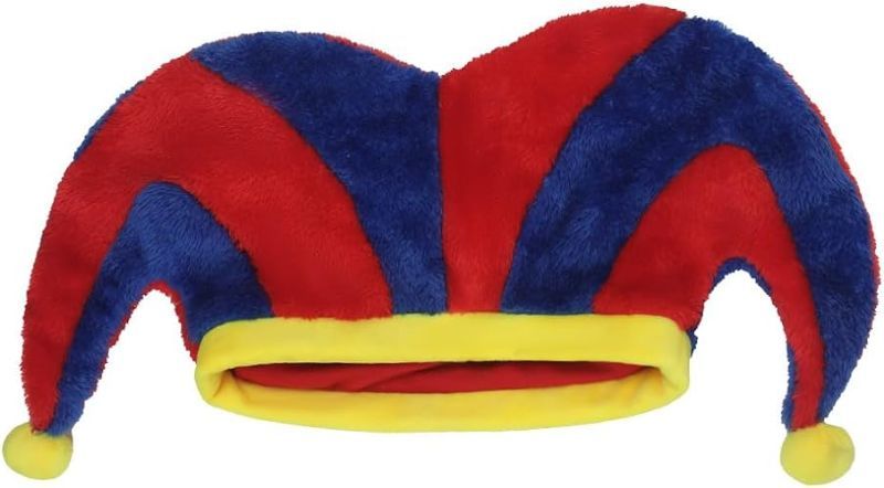 Photo 1 of TADC Cosplay Clown Hat Circus Costume TADC Hat Plush Cap for Halloween Party