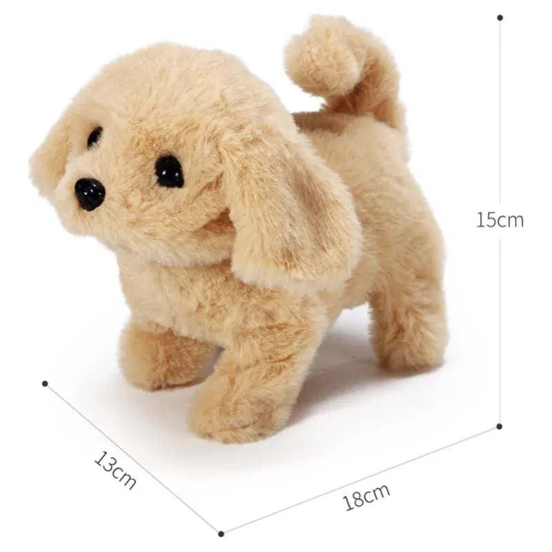 Photo 1 of Koonie Talking Golden Retriever, Repeats What You Say, Plush Animal Electronic Interactive Toy, Repeating Singing Walking and Barking Pet, Stuffed Puppy Walking Dog for Kids Boys Girls Gift Leash-Button Control