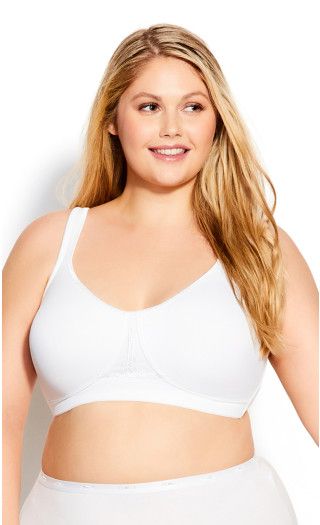 Photo 1 of 44D - BRA SOFT CARESS - White
