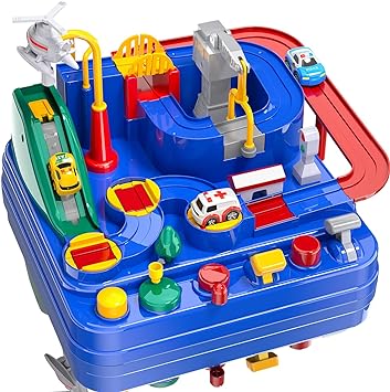 Photo 1 of TEMI Kids Race Track Toys with 3 Mini Cars - Puzzle Rail Car Adventure Playset for 3-7 Year Old Boys and Girls
Visit the TEMI Store
