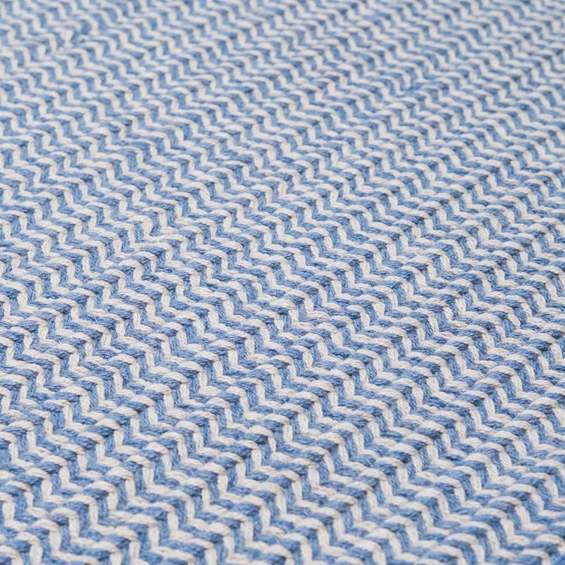 Photo 1 of Colonial Mills Sunbrella Zebra Woven Doormats - Ocean 22" x 34" 