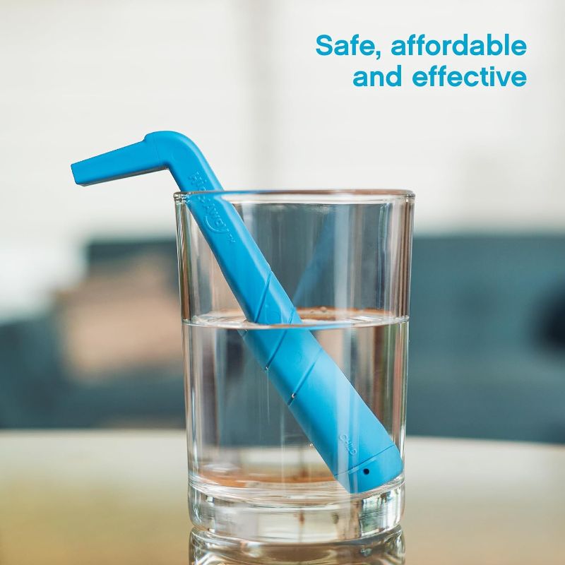 Photo 1 of Natural Instant Hiccup Relief Straw, 1 Pack IDEAR Straw to Instantly Stop Hiccups, Designed for Children, Effective and Easy to Use, Reusable
