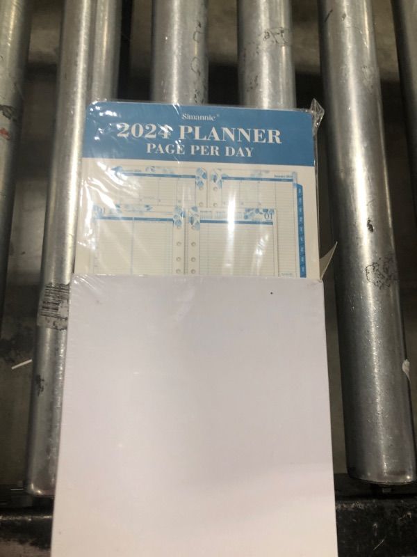 Photo 3 of 2024 Planner Refills – Jan. 2024 - Dec. 2024, Two Pages Per Day Daily ? Monthly Planner, 5.5" x 8.38", Ring-Bound Organizer, Tabs, Quotes, Prioritized Task, Daily Tracker/Notes, Appointment Schedule 