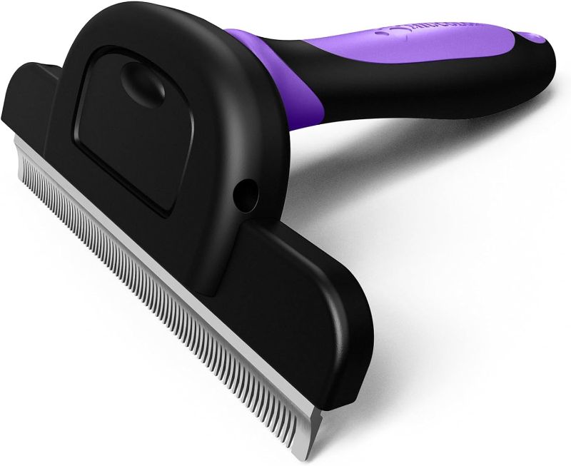 Photo 1 of Pet Deshedding Tool.Deshedding brush for dogs & pets.Comb dog brushes for grooming.Dog Grooming Brush, Dog Shedding Brush.Fur Deshedding Brush for Cats and Dogs.Dog comb that reduces shedding.