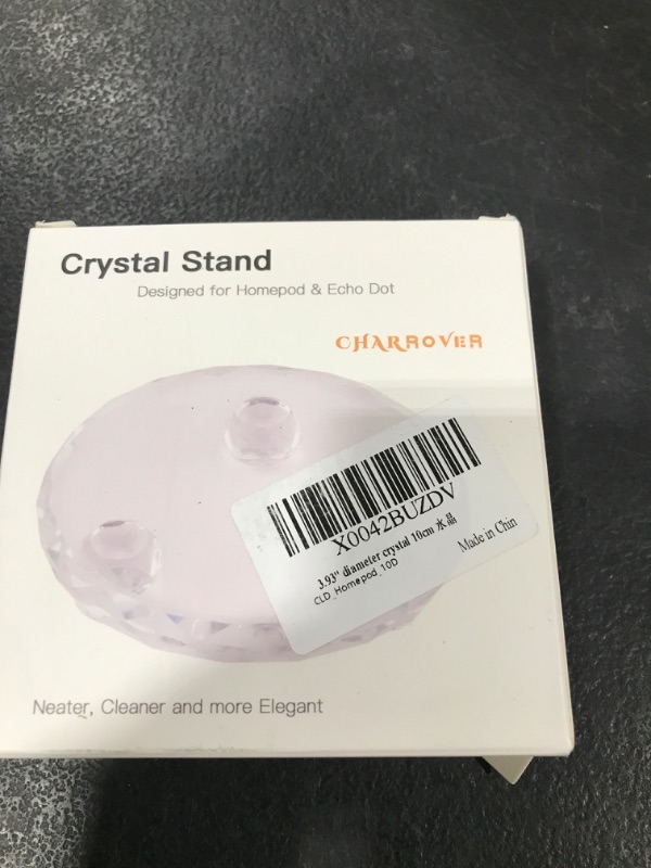 Photo 2 of Table Stand Compatible with Homepod, 3.93 inch Diameter Crystal Base