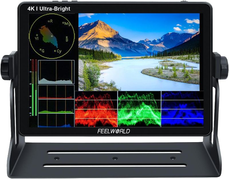 Photo 1 of FEELWORLD 10.1 Inch DSLR Camera Field Monitor Ultra High Bright 2000nit Touch Screen Monitor with 3G-SDI 1920X1200 4K HDM LUT11S
