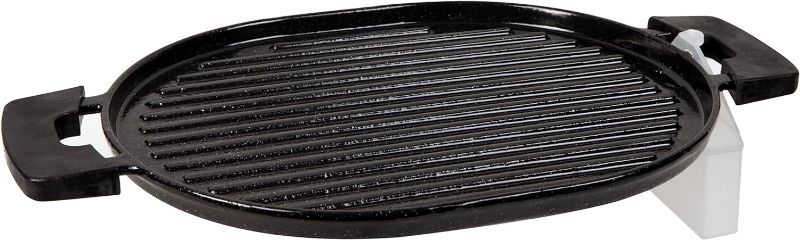 Photo 1 of NUWAVE Cast Iron Grill With Enameled Non-Stick Coating, Designed For The NuWave Precision Induction Cooktop Black 16.3" x 10.4" x 0.7"
