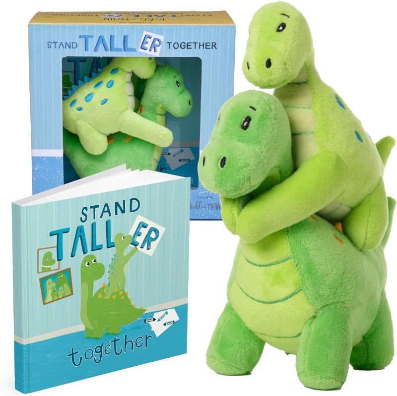 Photo 1 of Tickle & Main 3 Piece New Big Brother Gift for Boys, Includes Big Brother/Little Brother Dinosaur Stuffed Animals with Storybook, Ideal for Announcing a New Sibling, Educational and Engaging
