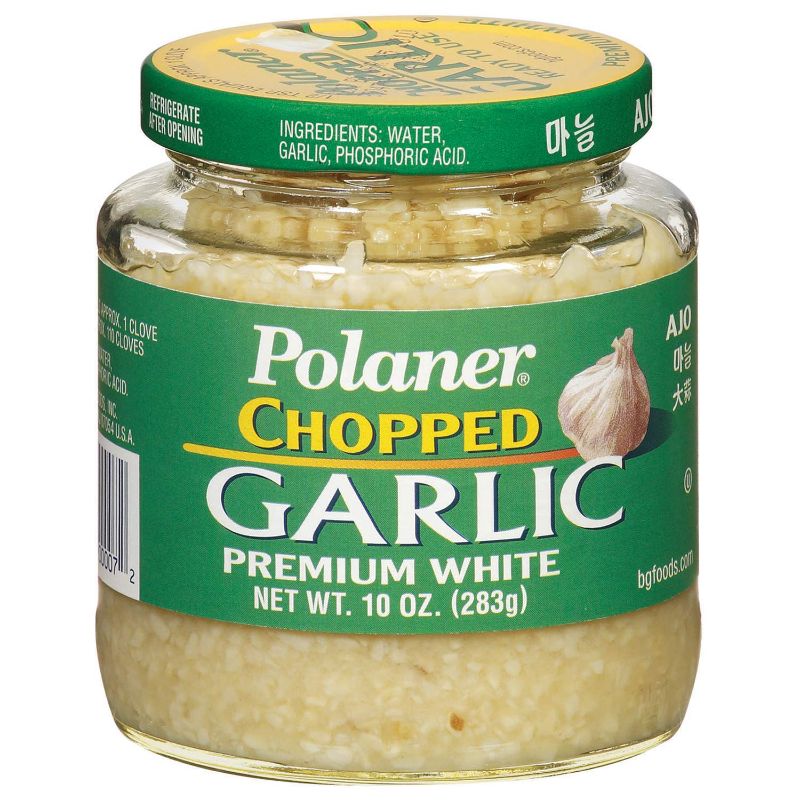 Photo 1 of Polaner Premium White Chopped Garlic, 10 Ounce 