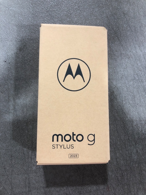 Photo 1 of Motorola Moto G Stylus | 2023 | Unlocked | Made for US 4/64GB | 50 MP Camera | Midnight Blue, 162.89 x 74.08 x 9.19mm Midnight Blue Unlocked Smartphone