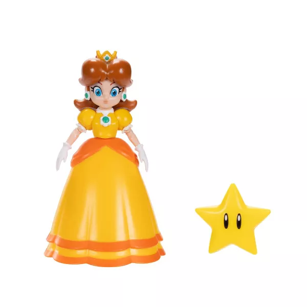 Photo 1 of Nintendo Super Mario Daisy with Super Star 4" Figure
