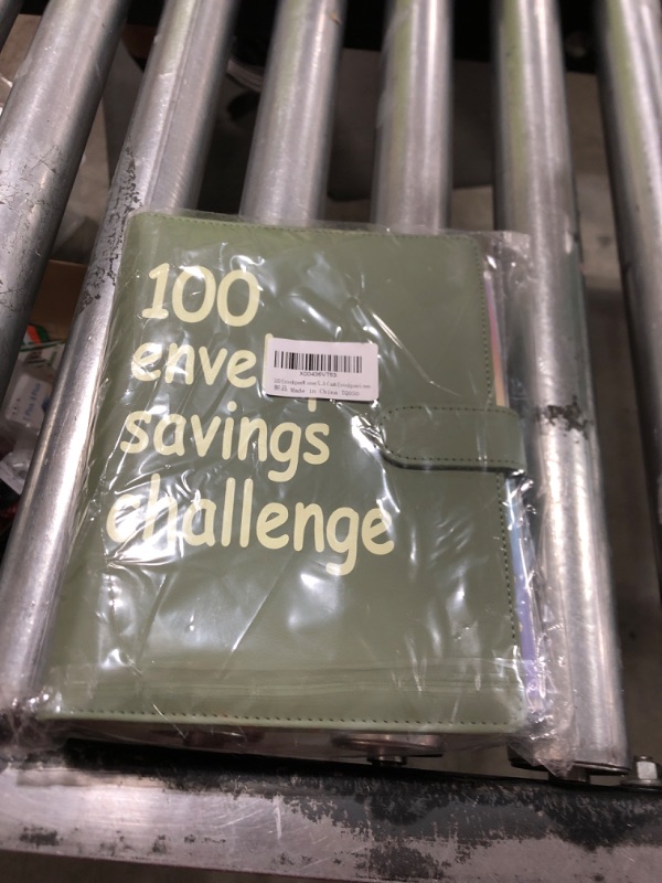 Photo 2 of 100 Envelopes Money Saving Challenge,100 Envelope Money Challenge Binder,Savings Challenges Budget Book with Cash Envelopes to Save $5,050 or Creating Your Own Challenge-Green