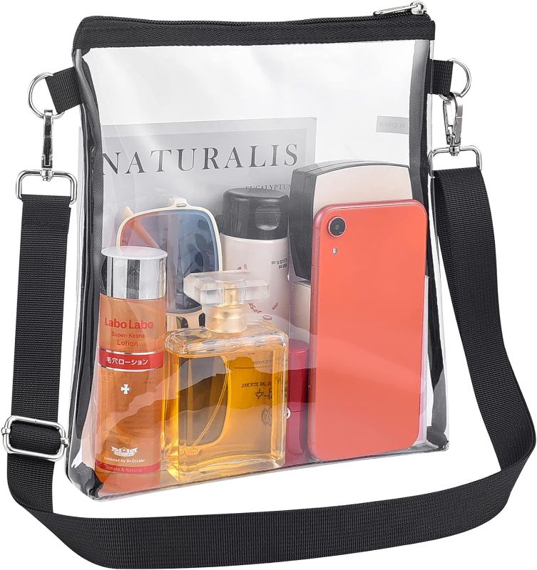 Photo 1 of Paxiland Clear Purse Bag for Stadium Events with Removable Strap, Clear Bag Stadium Approved for Sporting Events and Concert 