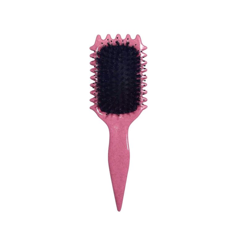Photo 1 of Curl Defining Brush, Curly Hair Brush Curl Brush for Curly Hair, Curl with Prongs Define Styling Brush, Shaping and Defining Curls For Women Men Less Pulling and Curl Separation (Deep Purple)
