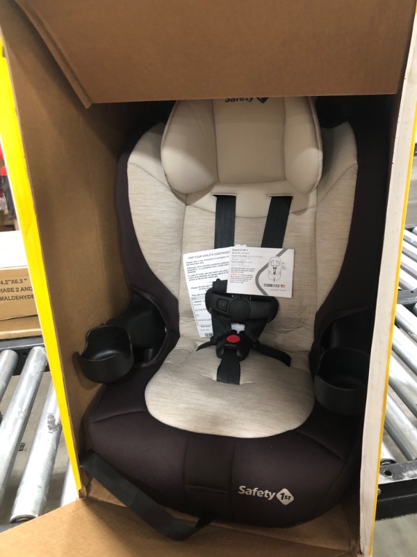 Photo 2 of Safety 1st Grand 2-in-1 Booster Car Seat, Extended Use: Forward-Facing with Harness, 30-65 pounds and Belt-Positioning Booster, 40-120 pounds, Dunes Edge