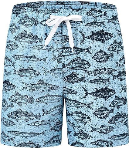 Photo 1 of Akula Boys' Printed Swim Trunks Beach Board Shorts with Pockets 2T