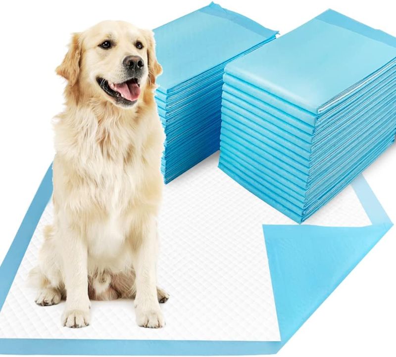 Photo 1 of Dog Pee Pads Extra Large 30"x36", 30 Count Super Absorbent Pee Pads for Dogs, Disposable Urine Bed Pads for Doggie, Thicken XXL Puppy Pads, Piddle Pads X-Large for Indoor, Outdoor Use
