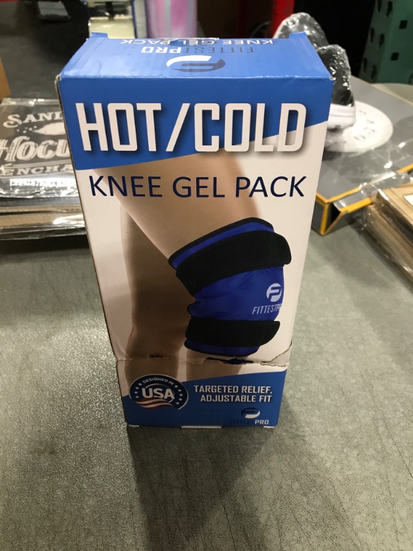 Photo 2 of Knee Ice Pack Wrap for Pain Relief (Single), Reusable Hot and Cold Therapy Wrap for Swelling, Recovery, and Therapy for Arthritis, Meniscus Tear and ACL