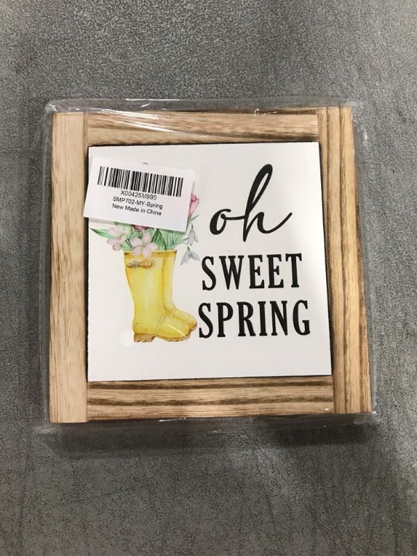 Photo 1 of Oh Sweet Spring Wooden Frame 