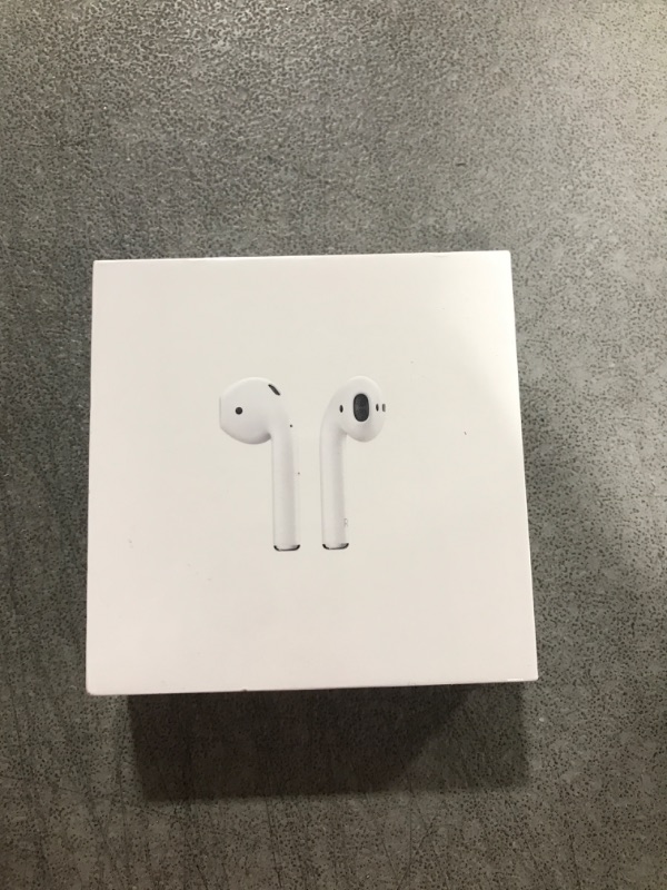 Photo 2 of Apple AirPods (2nd Generation) MV7N2AM/a with Charging Case - Stereo - Wireless - Bluetooth - Earbud - Binaural - in-ear
