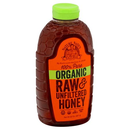 Photo 1 of Nature Nate S Organic Raw and Unfiltered Honey 32 Oz [Pack of 6] Exp 10/24/2024