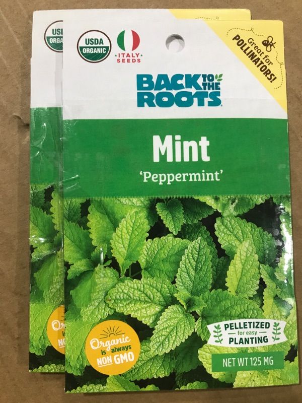 Photo 1 of Organic Peppermint Mint Seed (2-Pack)