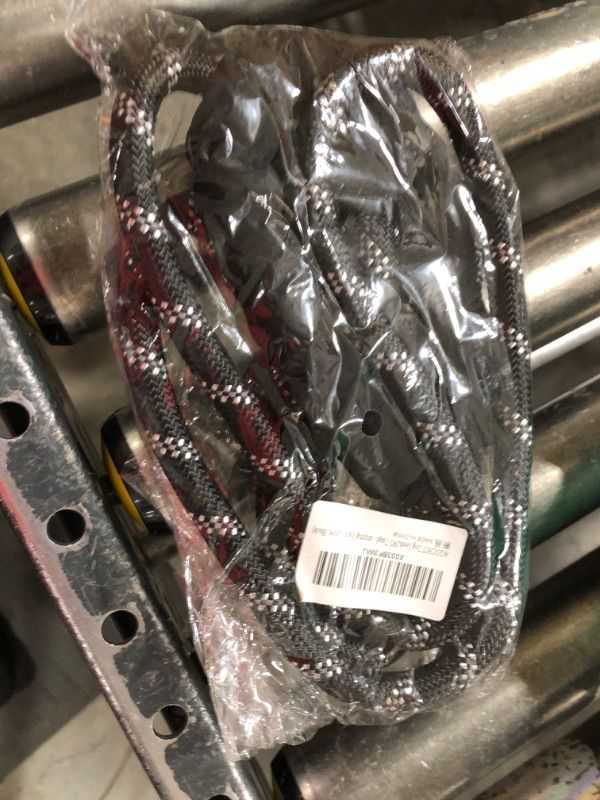 Photo 1 of Dog Leash,Heavy Duty Dog Lead for Medium Large Dogs,Tangle Free with Swivel Lockable Hook,Strong Nylon with Comfortable Handle for Walking Hunting and Camping Yard(Larger, Black) M/L(18-120 LBS) Black