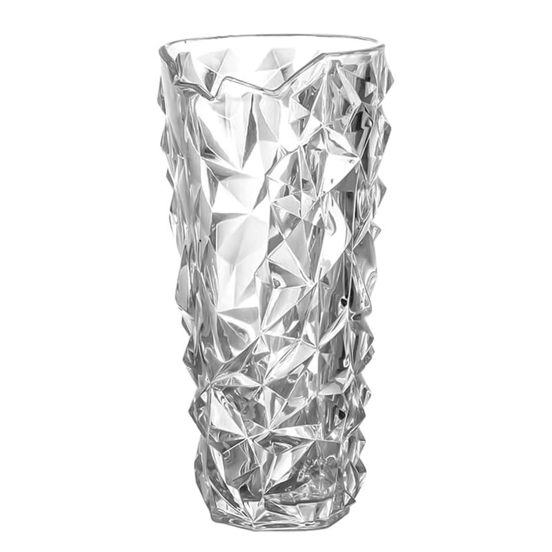 Photo 1 of Relexome Vase Flower Vase Glass Vase with Glacier, 11.4 Inches