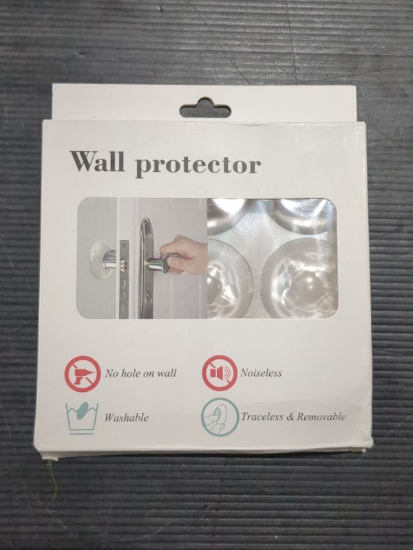 Photo 1 of 2" Door Stopper Wall Protector with Strong Back Adhesive Reusable Premium Door Stopper for Home Office Protecting Wall Shock Absorbent Gel Self Adhesive Guard Door Bumper Wall Protector - 9 Pcs
