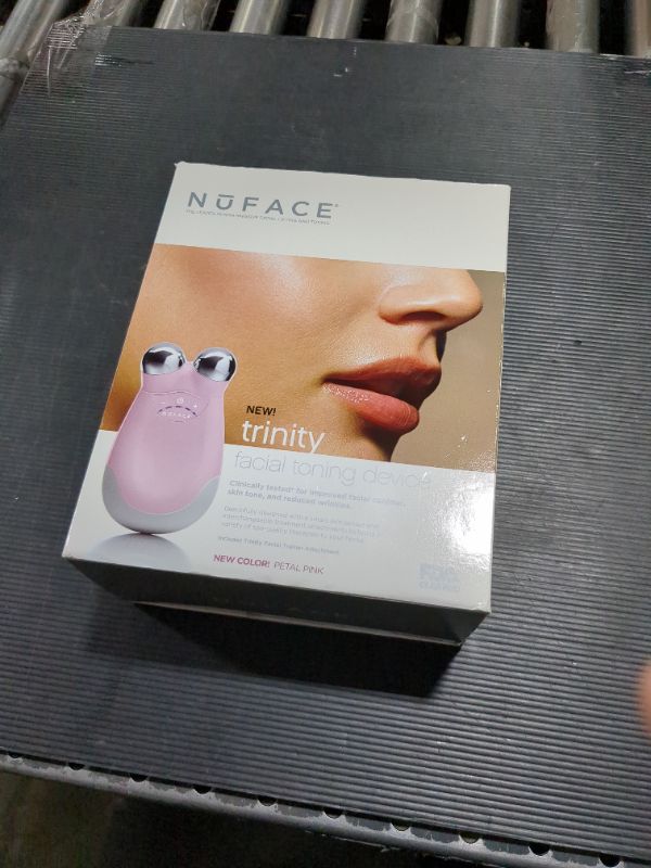 Photo 1 of Nuface Trinity Facial Toning Device Pink Wrinkle Reduction 