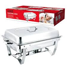 Photo 1 of UIWS hotel restaurant stainless steel chafing dish large capacity 11L buffet food warmer

