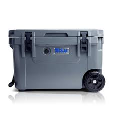 Photo 1 of 60 Quart Ice Vault Roto-Molded Cooler with Wheels Charcoal Gra