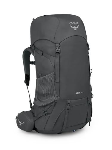 Photo 1 of Osprey Renn 65L Women's Backpacking Backpack, Dark Charcoal/Gray Wolf, Extended Fit
