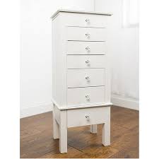 Photo 1 of Hives and Honey "Crystal" Jewelry Armoire, White
