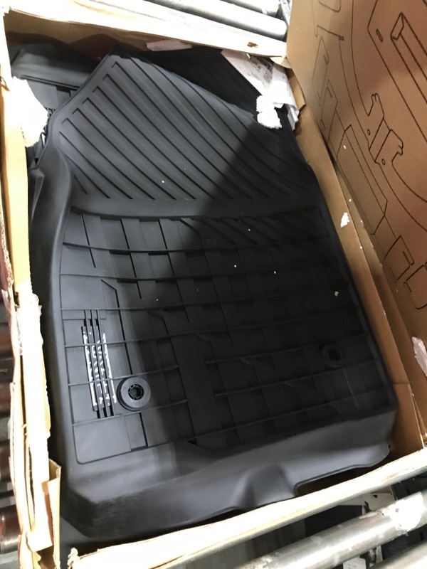 Photo 1 of 3W Floor Mats Compatible for Cadillac XT5 2016-2023 TPE All Weather Custom Fit Floor Mats for Cadillac XT5 1st and 2nd Row Full Set Car Liners Black