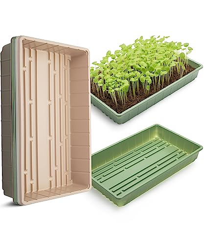 Photo 1 of Mr. Pen- Plastic Growing Trays, 5 Pack, Assorted Colors, Plant Tray, Seed Tray, Seedling Tray, Propagation Tray, Plant Trays for Seedlings, Microgreen
