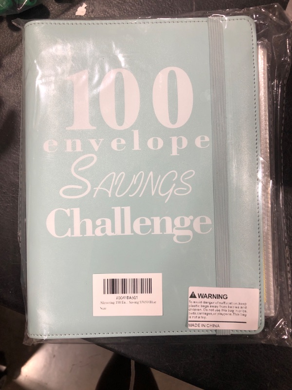 Photo 1 of 100 Envelopes Money Saving Challenge Binder A5, Savings Book With Expense Sheets Money Organizer for Cash, Family Emergency Storage Budgeting, Budget Planner Planning and Saving 