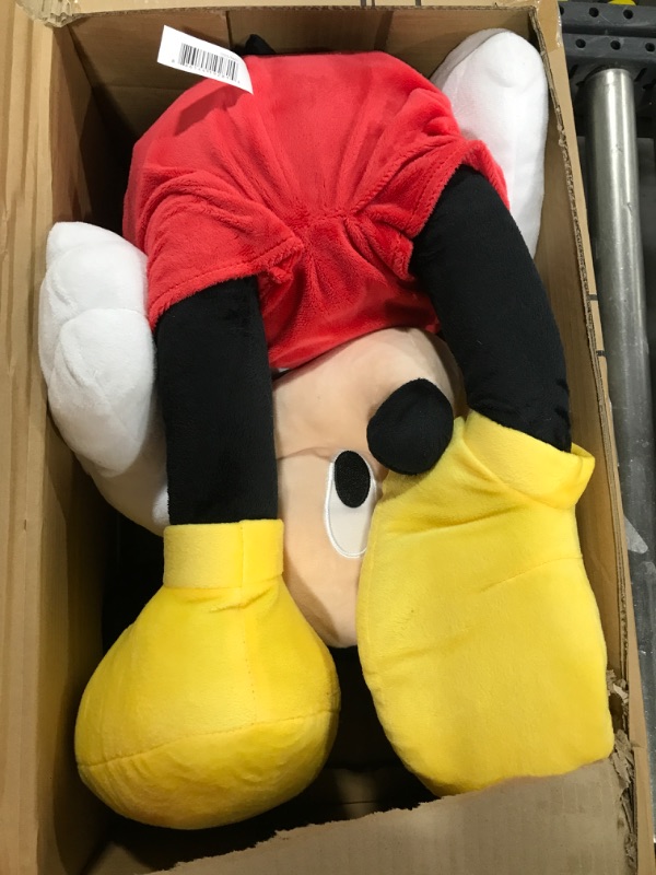 Photo 2 of Disney Junior Mickey Mouse 40 Inch Giant Plush Mickey Mouse Stuffed Animal for Kids, by Just Play