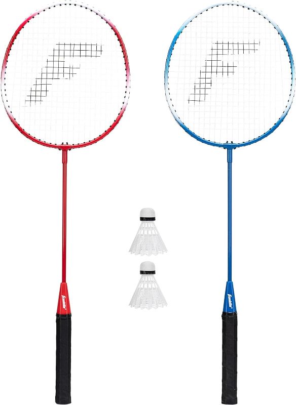 Photo 1 of Franklin Sports Badminton Racket + Birdie Set - Replacement Badminton Equipment for Kids + Adults - 2 Player - 4 Player Badminton Racket Sets
