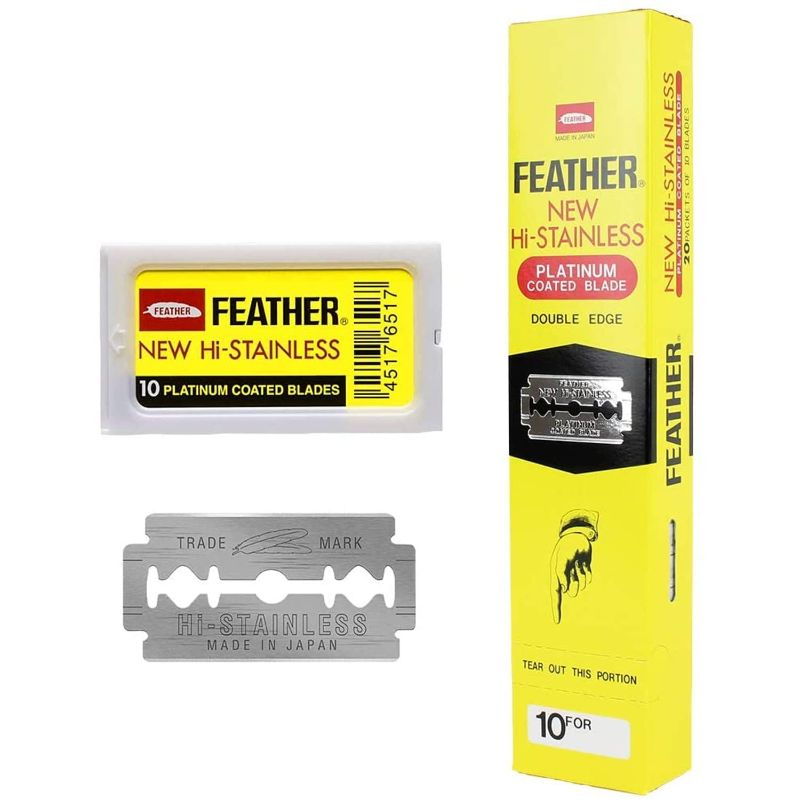 Photo 1 of Feather Double Edge Safety Razor Blades 200 Count
