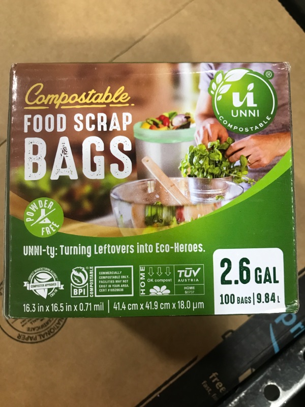 Photo 1 of compostable food scrap bags