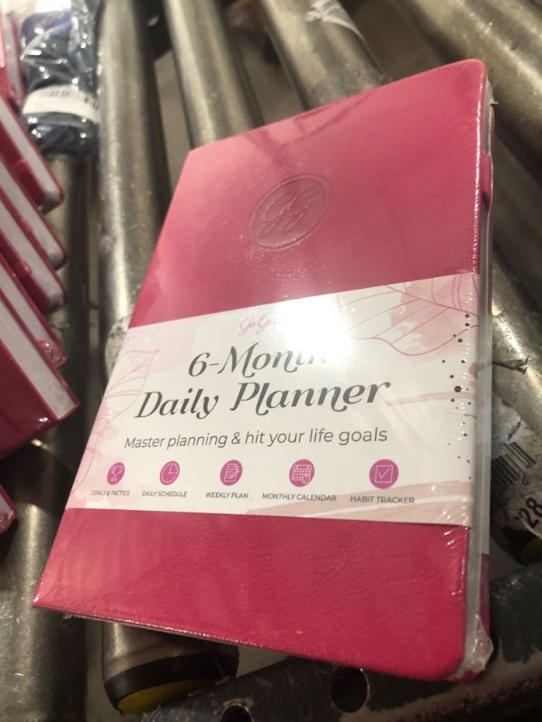 Photo 1 of 6 month daily planner pink 