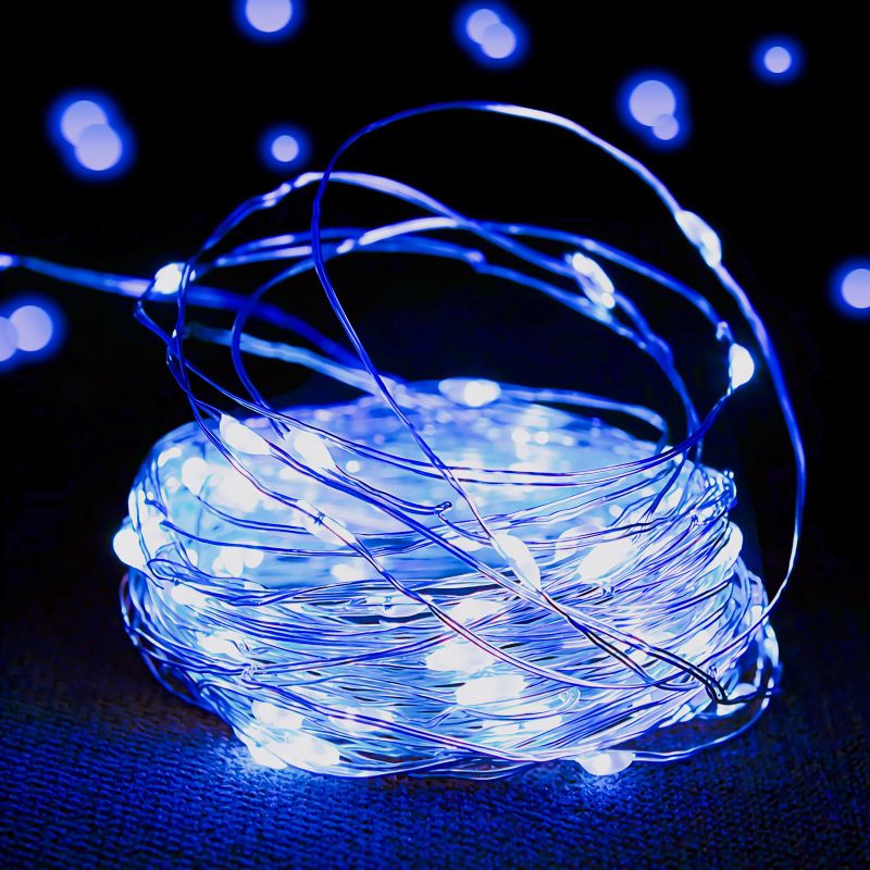 Photo 1 of 2 pack Fairy Lights Battery Operated, 16FT 50 Led Mini Battery Powered String Light