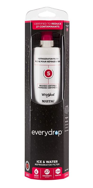 Photo 1 of Everydrop by Whirlpool Refrigerator Water Filter 5, EDR5RXD1 (Pack of 1) 