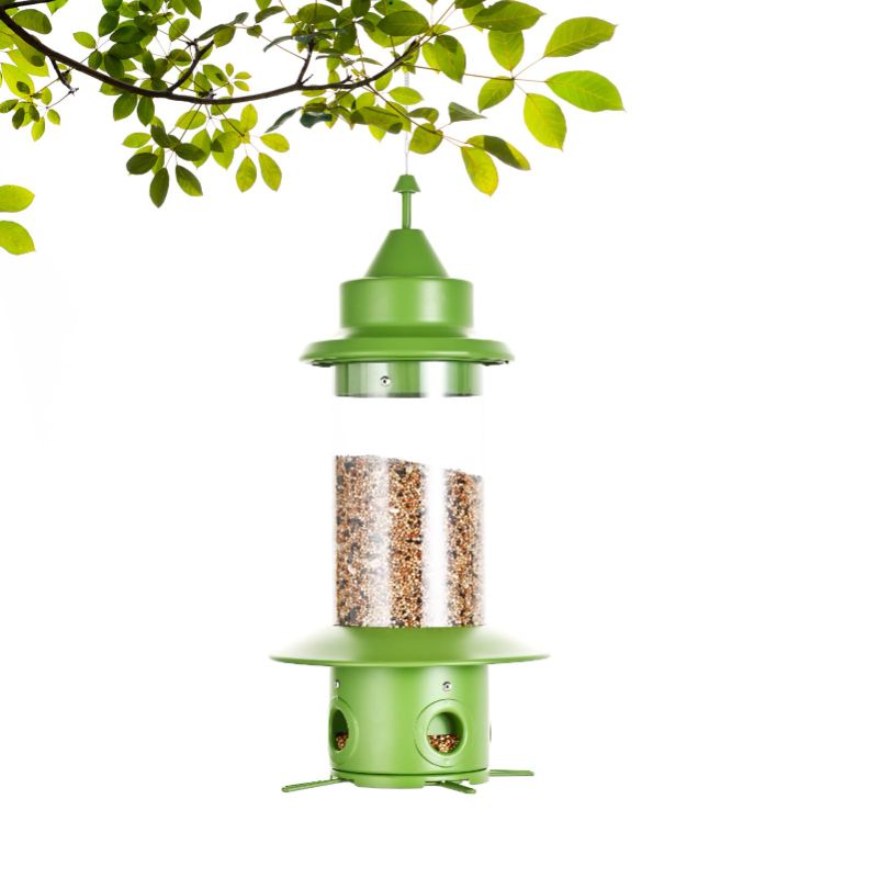 Photo 1 of Squirrel-Proof Bird Feeder,4 Feeding Ports and Sprung Metal Perches