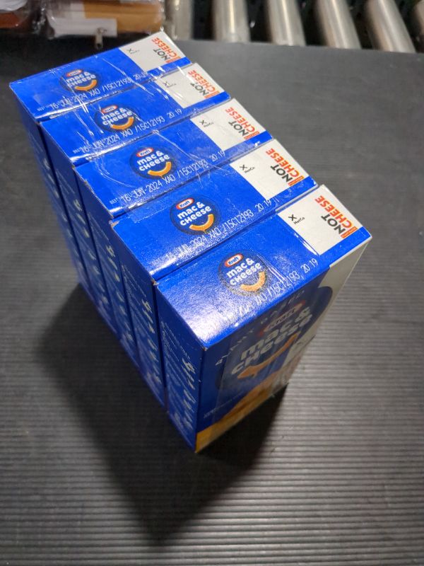 Photo 2 of Kraft Heinz NotCo Plant Based Mac & Cheese, Original, 6 oz Box, 5 PACK , BB 06/16/2024