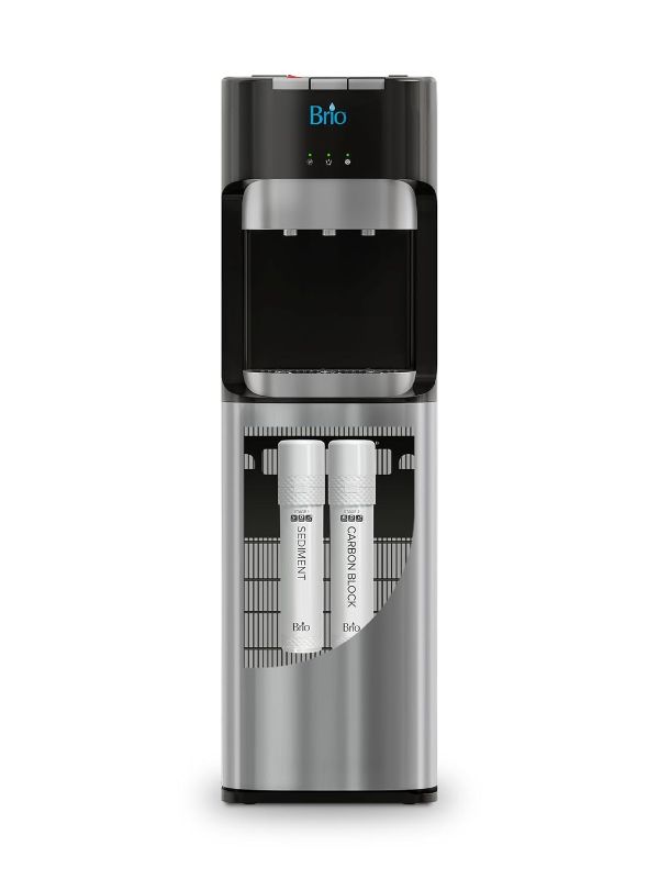 Photo 1 of Brio Commercial Grade Bottleless Ultra Safe Reverse Osmosis Drinking Water Filter Water Cooler Dispenser-3 Temperature Settings Hot, Cold & Room Water - UL/Energy Star Approved – Point of Use