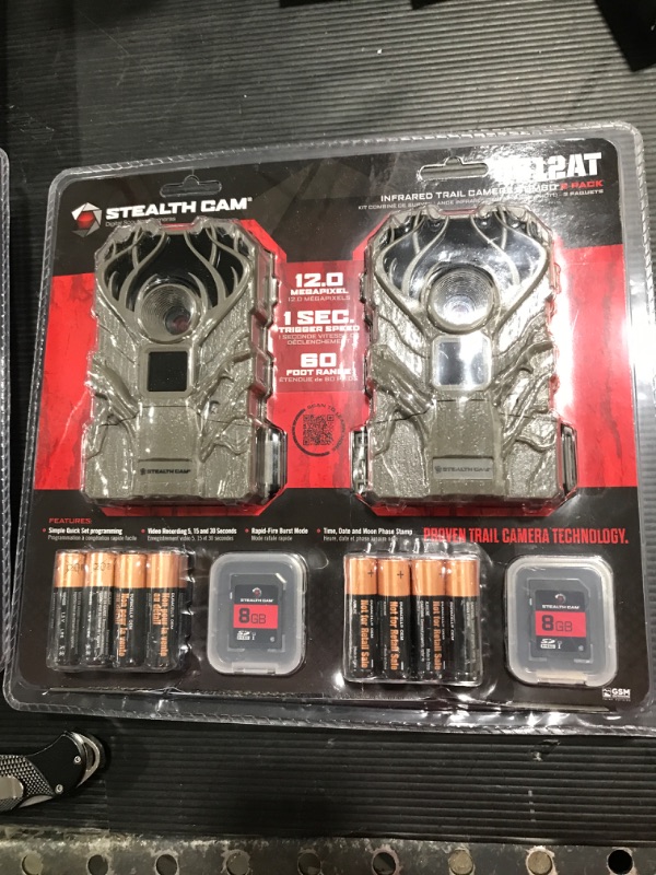 Photo 2 of Stealth Cam QS12ATK Trail Camera 12 MP Combo 2PK
