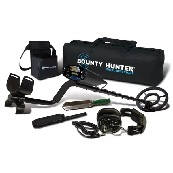Photo 1 of Bounty Hunter Sharp Shooter II Metal Detector Kit - Black
